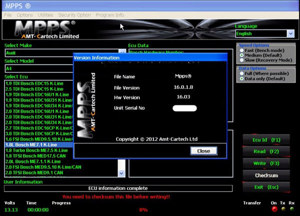 bosch ecu tuning software download